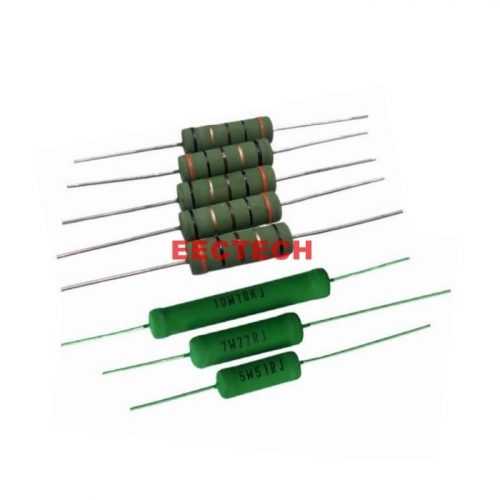 KNP, NKNP Porcelain rod wire wound resistors, Wirewound Resistors, KNP series, NKNP series