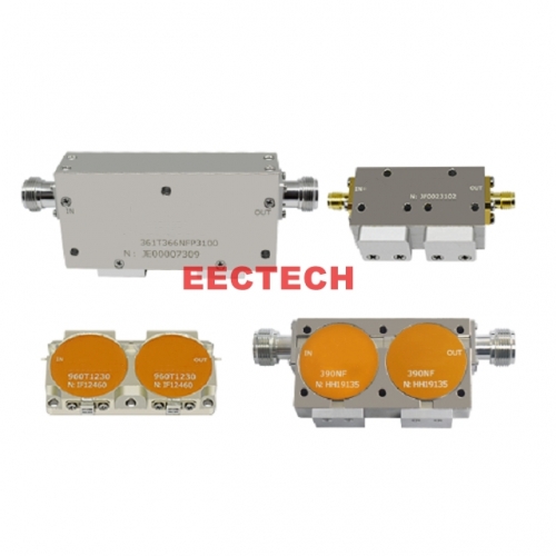 Dual Junction Isolator, Drop in type 10MHz to 20GHz, FM,VHF,UHF,GSM,CDMA,WCDMA,LTE,L.S.C.X band, etc, Dual Junction Isolator series,EECTECH