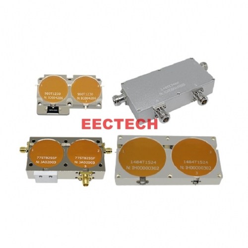 Dual Junction Circulator, Coaxial type 10MHz to 27.5GHz, FM, VHF, UHF, GSM,CDMA,WCDMA,LTE,L.S.C.X band, etc, Dual Junction Circulator series,EECTECH