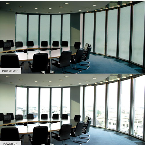 switchable glass wall for meeting room