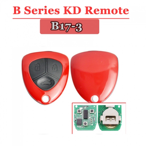 B17 3 Button Remote Key with Red colour for URG200/KD900/KD200