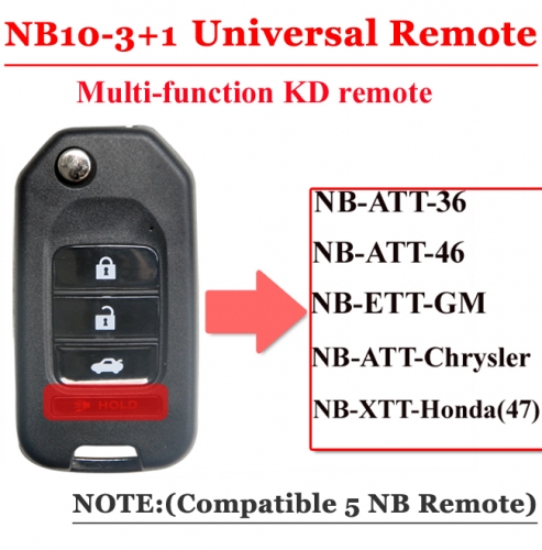 NB10 4 Button Remote For KD900 Machine(Universal Type)