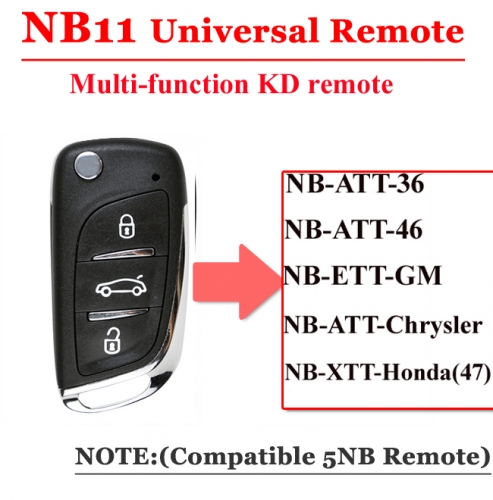 NB11 3 button remote key for KD900 Machine Universal Type