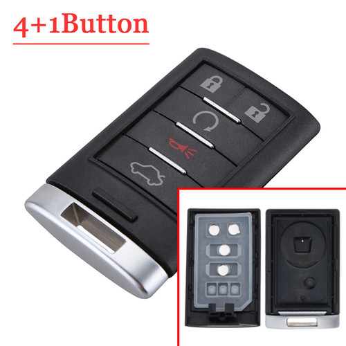 5 Button Smart Card Shell without battery clamp For C-adillac