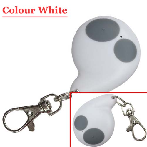 2 Button Remote Fob Shell For HD Cobra with Ring White Colour