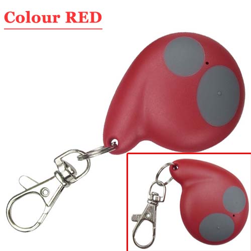 2 Button Remote Fob Shell For HD Cobra with Ring RED Colour
