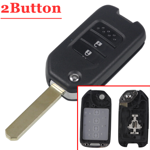 2 Button Flip key case For HOND
