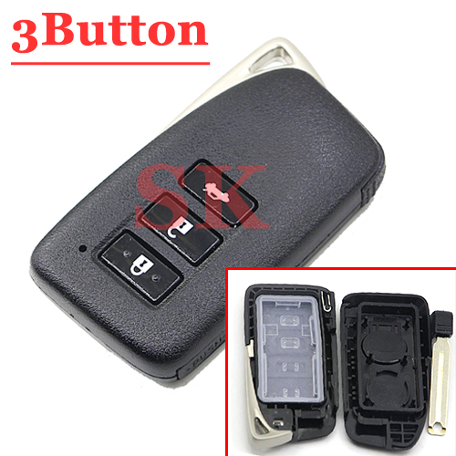 New 3 Button Remote Key Case (TOY40 Long Blade) for Lexus