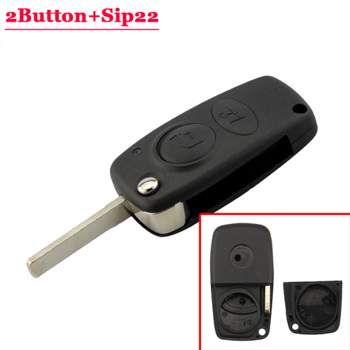 2 Button Flip Key Shell For Alfa New Type