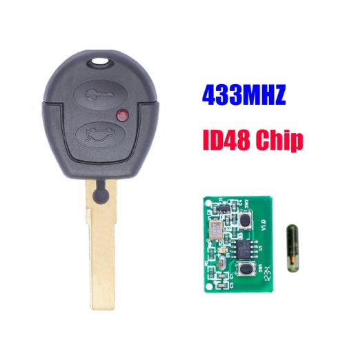 2 Button Remote Key For GOL 433MHZ ID48 Chip
