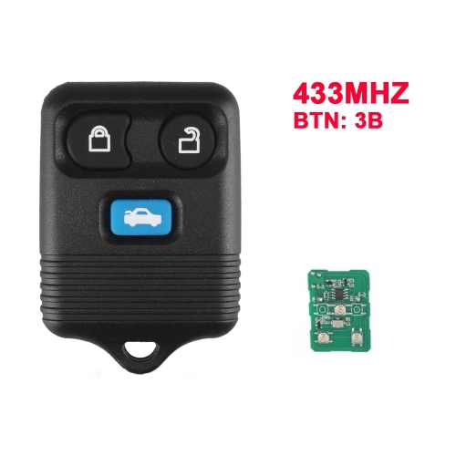 Remote Control Car Key Fob 3 Button 433Mhz For Ford Escape CWTWB1U331