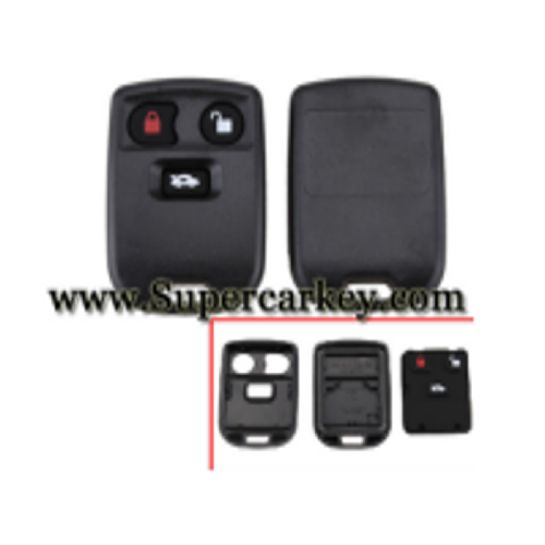 3 Button Remote Key Shell For Ford