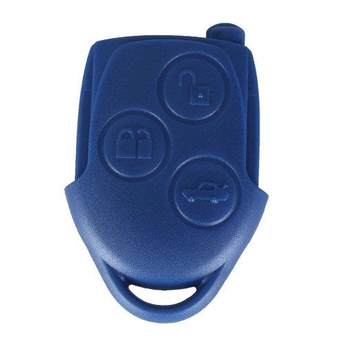 3 Button Remote Control Case With Blue Colour For Ford Transit