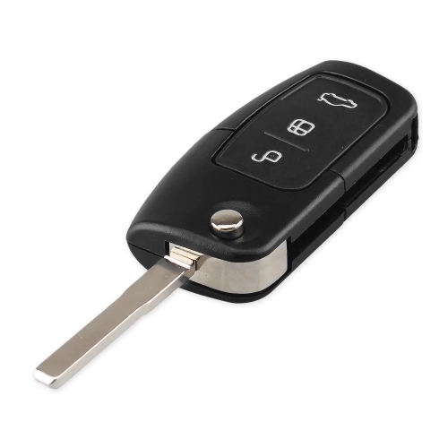 3 Button Flip Key Shell HU101 Blade For Ford Focus