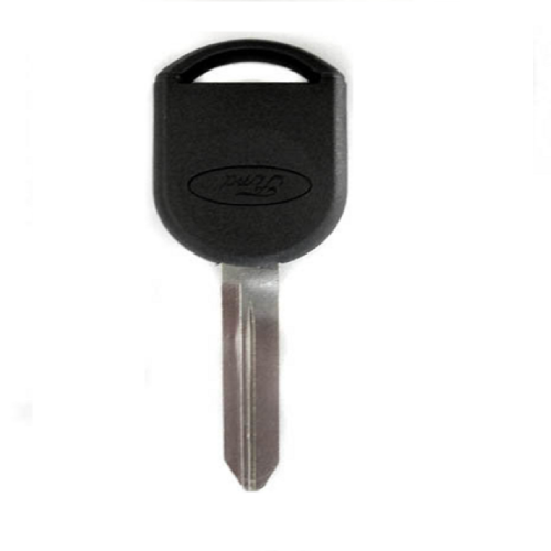 4D-63 Transponder Key Blank With Black Logo For Ford