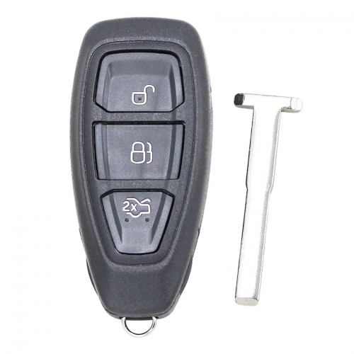 3 Buttons Smart Card Shell For Ford Mondeo