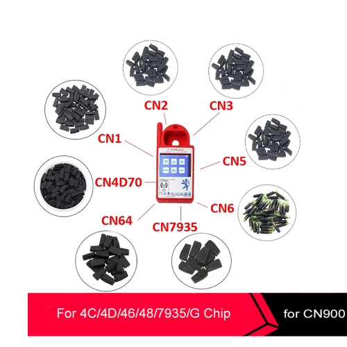 CN1 CN2 CN3 CN5 CN6 CN7935 CN4D70 CN64 80BIT Chip For CN900 CN900MINI ND900 COPY 4C 4D 46 48 7935 G Chip 4D61/62/65/66/67