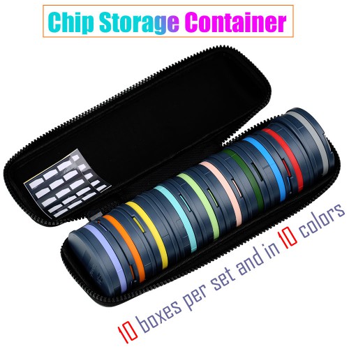 Chip Storage Box 10PCS In 1 Set(10 Colous)