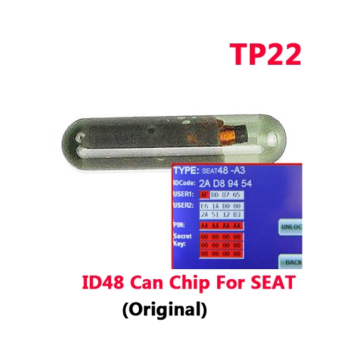 ID48 CAN Glass Chip For SEAT(TP22)
