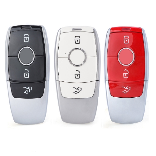 3 Buttons  Smart Key Shell For MB Black/ White/ Red Colour