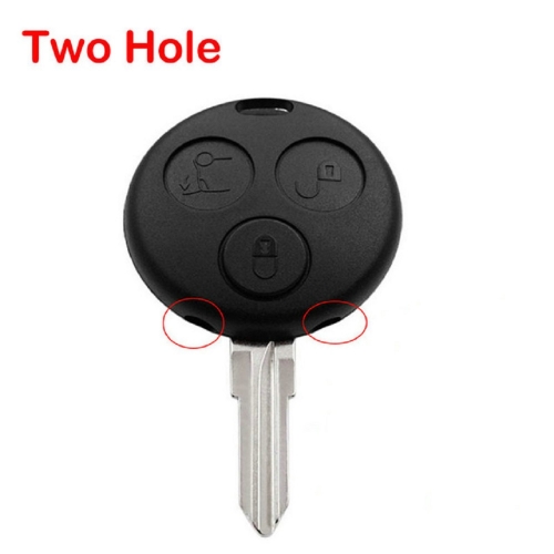 3 Buttons Remote Key  benz Shell With 2 Holes For Smart New
