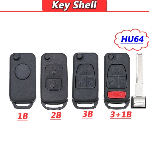 1/ 2/ 3/ 4 Buttons Flip Key Shell For MB HU64 Blade