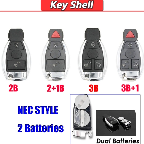 2/2+1/ 3/ 3+1 Buttons Smart Key Shell For NEC MB
