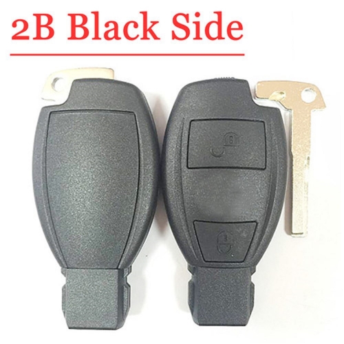 2 Buttons Key Card Shell For Old Benz