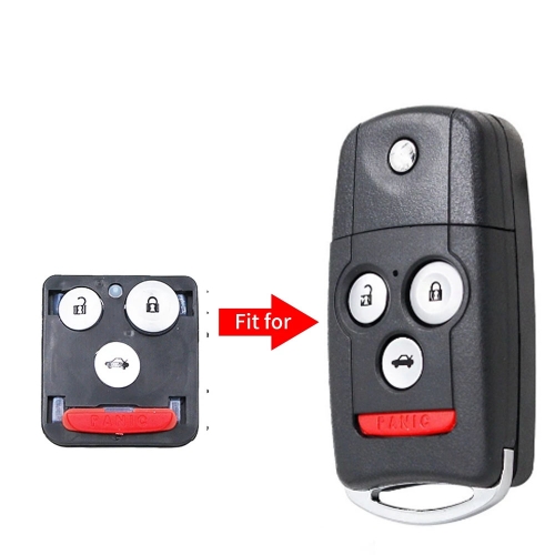 3+1 Buttons Remote Interior Shell For Acura