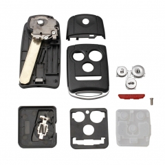 3+1 Button Flip Remote Key Shell For Acura