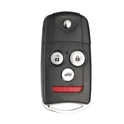 3+1 Button Flip Remote Key Shell For Acura