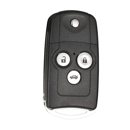 3 Button Flip Remote Key Shell For Acura