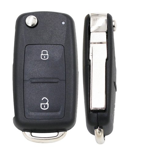 New 2 Button\n Flip Key Shell For VW