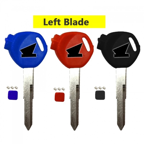 Left Side Motorcycle Replacement Key Uncut For HONDA Scooter A Magnet Motorcycle Anti-theft Lock Keys DIO Z4 125 SCR100 WH110
