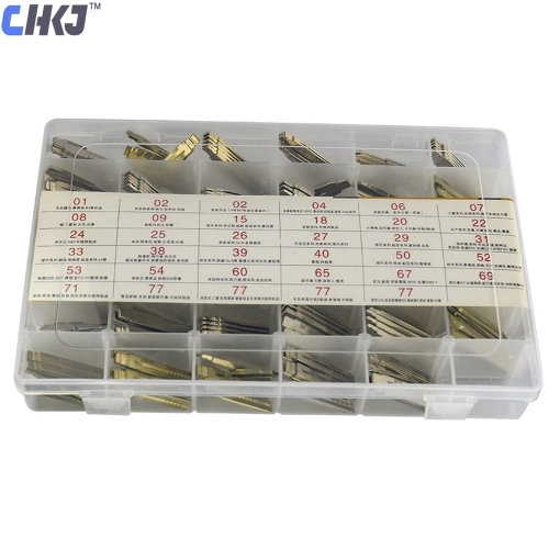 35 Type Full Original Engraved Line Key for 2 in 1 LiShi Scale Shearing Teeth Blank Car Key Locksmith Tools