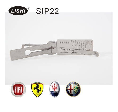 LISHI SIP22 2-in-1 Auto Pick and Decoder For FIAT
