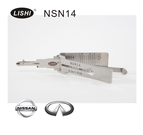 LISHI NSN14 2-in-1 Auto Pick and Decoder For NISSAN