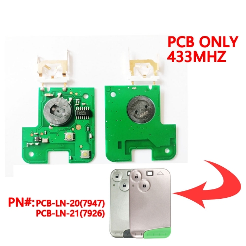 PCF7947/PCF7926 PCB For Laguna Card 2Buttons