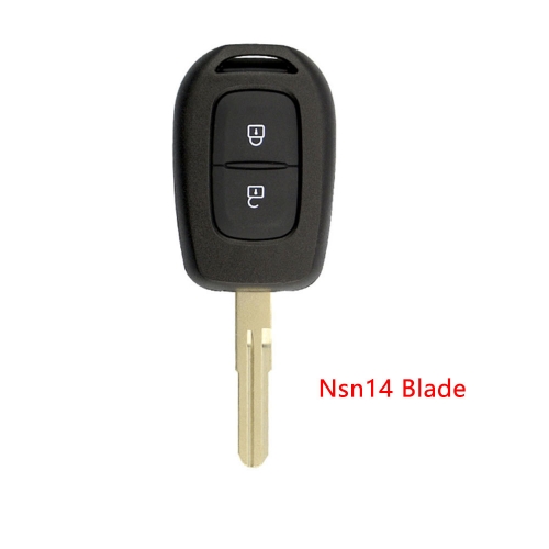 2 Buttons Remote Key Blank Nsn14 Blade