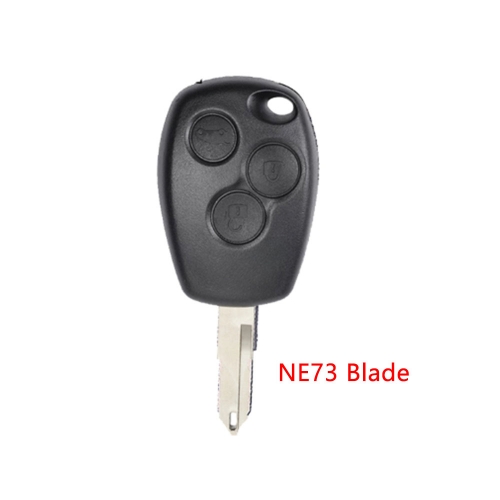 3Button Key Shell Round Style NE73 Blade for Ren