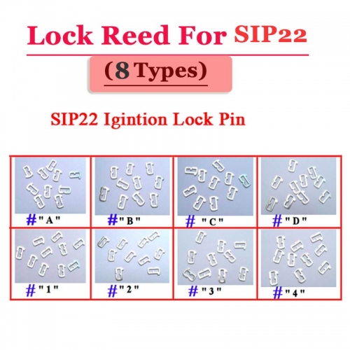 Car Lock Reed For FIAT SIP22 (INGITION)200pcs/BOX (each type 25pcs)