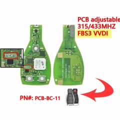(315/433Mhz)3/3+1Buttons VVDI  BGA Style FBS3 PCB Board for Benz Smart Remote Car Key