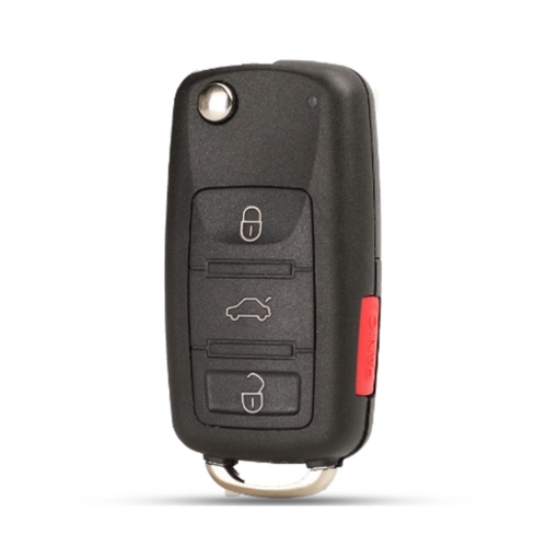 3+1 Buttons Flip Key Shell For Audi A8