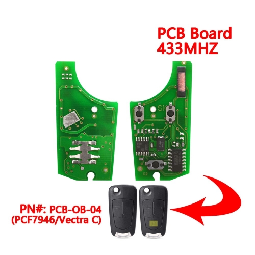 2B/3B/PCF7946/433Mhz For Opel（G3-AM433TX)