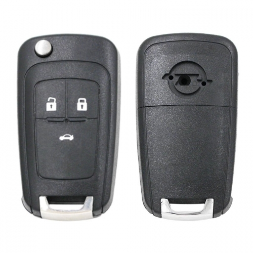 3Button Flip Key Shell For Opel White Button （Z LOGO)