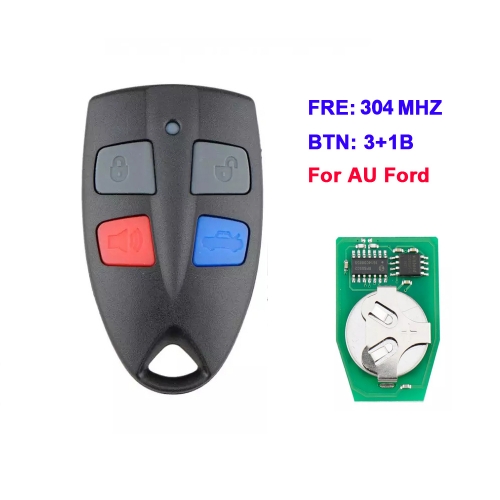 4 Buttons Smart Remote Car Key Fob For Ford Falcon Fairmont AU Falcon FPV XR6 XR8 Series 2 3 99'-02' AU2 AU3 304Mhz