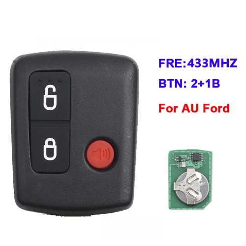 3 Buttons Fob For Ford Falcon BA BF Territory SX SY Ute/Wagon 2002-2010 433Mhz Brand New Entry Smart Remote Car Key