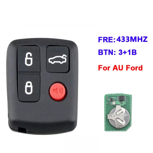 4 Buttons Fob For Ford Falcon BA BF Territory SX SY Ute/Wagon 2002-2010 433Mhz Brand New Entry Smart Remote Car Key