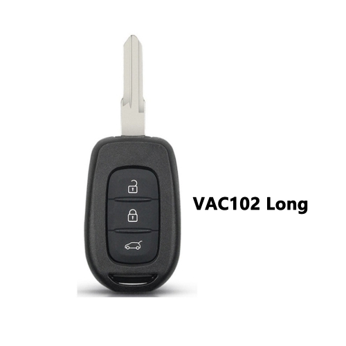 3 Buttons Remote Key Blank VAC102 LONG Blade