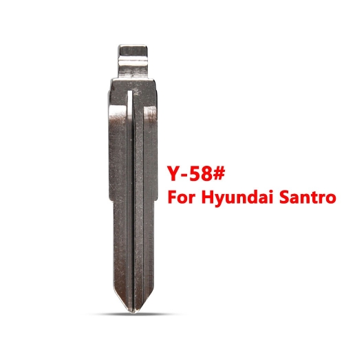 Y-58#  Flip key blade Type for Hyundai Santro 10pcs/lot